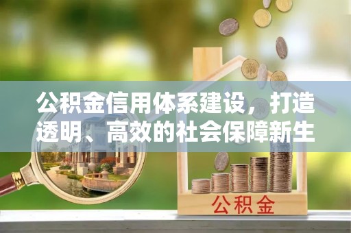 顺平公积金信用体系建设，打造透明、高效的社会保障新生态
