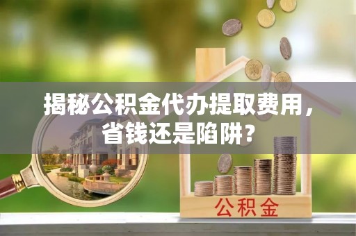 顺平揭秘公积金代办提取费用，省钱还是陷阱？